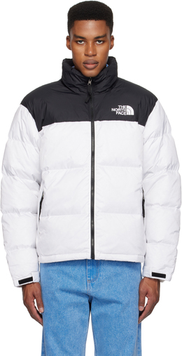 The North Face: Белый пуховик  Nuptse