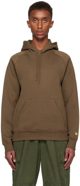 Carhartt Work In Progress: Коричневая толстовка 