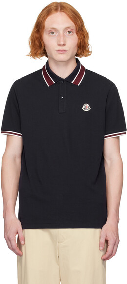 Moncler: Тёмное поло 