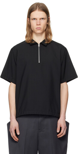 Sacai: Чёрное поло 