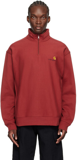 Carhartt Work In Progress: Красный свитшот 