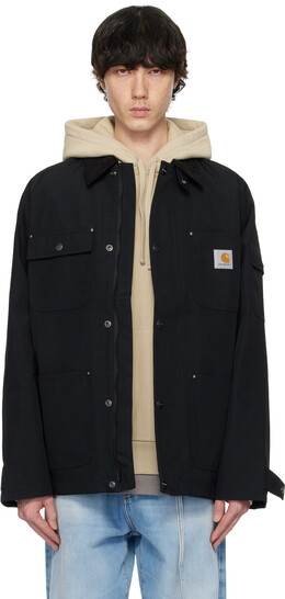 Carhartt Work In Progress: Чёрная куртка 