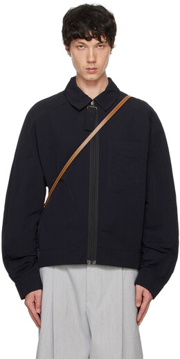 Jacquemus: Чёрная куртка  Le Blouson