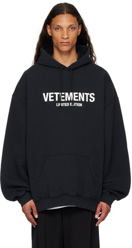 Vetements: Толстовка с капюшоном 