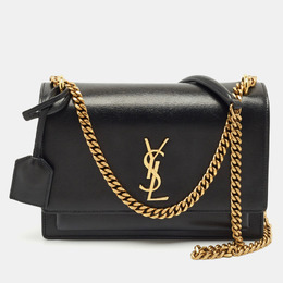 Saint Laurent Paris: Чёрная сумка  Sunset