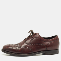 Bottega Veneta: Бордовые туфли 