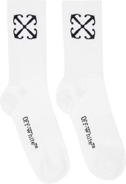 Off-White: Белые носки  Arrow