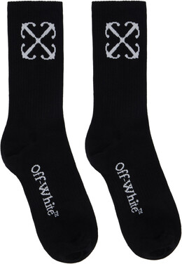Off-White: Чёрные носки  Arrow