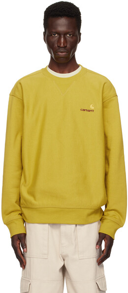 Carhartt Work In Progress: Толстовка цвета хаки 
