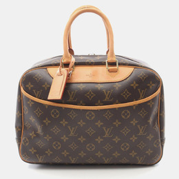 Louis Vuitton: Коричневая сумка на руку  Deauville