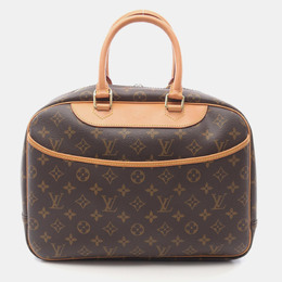 Louis Vuitton: Коричневая сумка на руку  Deauville