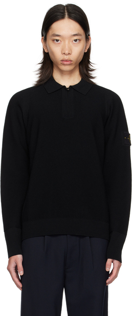 Stone Island: Чёрное поло 
