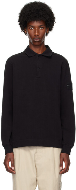 Stone Island: Чёрное поло 