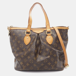 Louis Vuitton: Коричневая сумка 