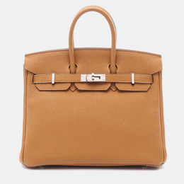 Hermes: Коричневая сумка  Birkin 25