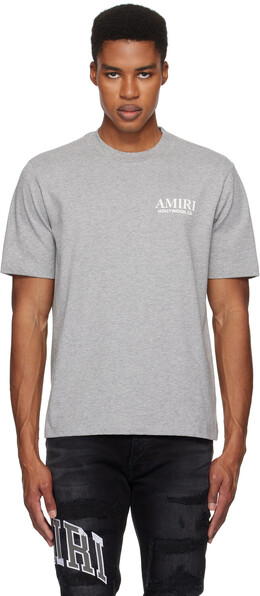 Amiri: Серая футболка 
