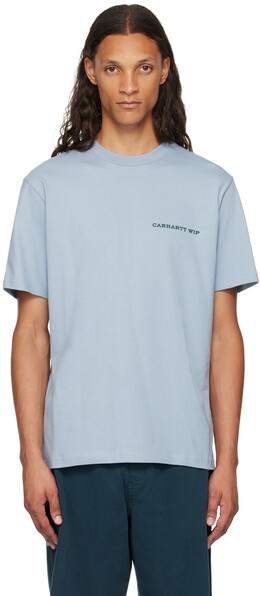 Carhartt Work In Progress: Голубая футболка 