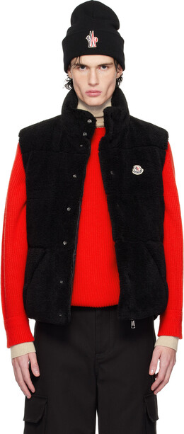 Moncler: Чёрный жилет 