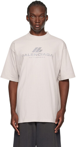 Balenciaga: Белая футболка 