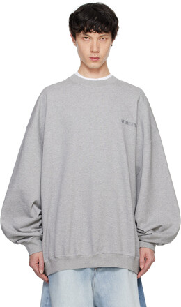 Vetements: Серая толстовка 
