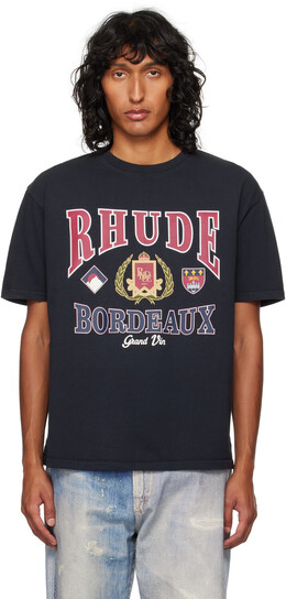 Rhude: Чёрная футболка 