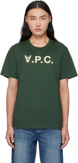A.P.C.: Зелёная футболка  VPC