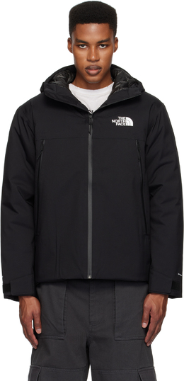 The North Face: Чёрный пуховик 