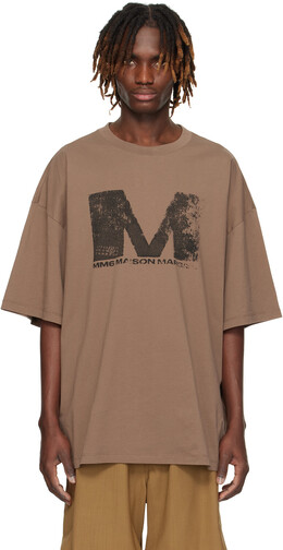 MM6 Maison Margiela: Светлая футболка 