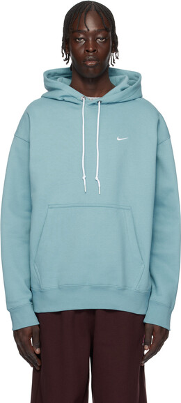Nike: Синяя толстовка  Solo Swoosh