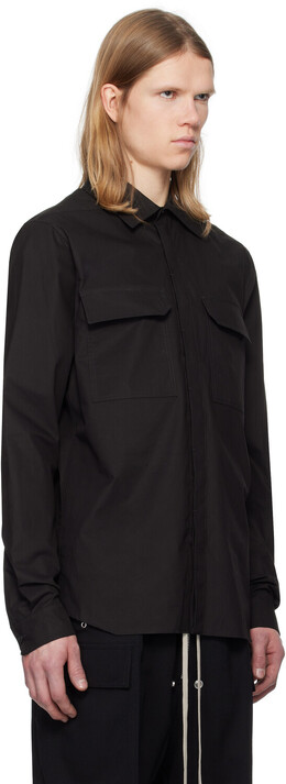 Rick Owens: Чёрная рубашка 