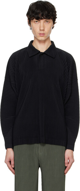 Homme Plissé Issey Miyake: Многоцветное поло 