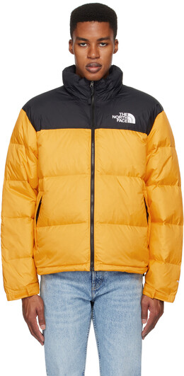 The North Face: Чёрный пуховик  Nuptse
