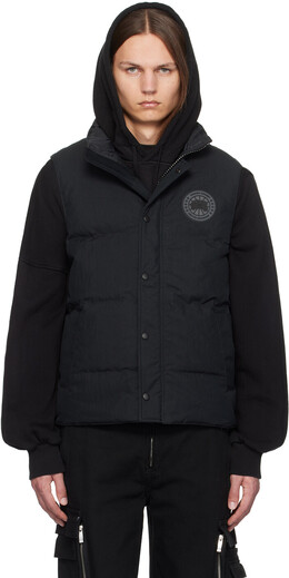 Canada Goose: Чёрный жилет  Garson