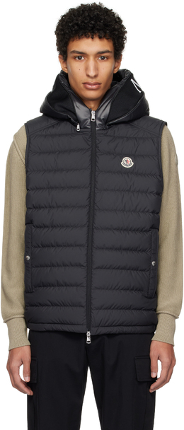Moncler: Чёрный жилет 