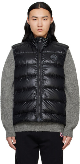 Canada Goose: Чёрный жилет  Crofton