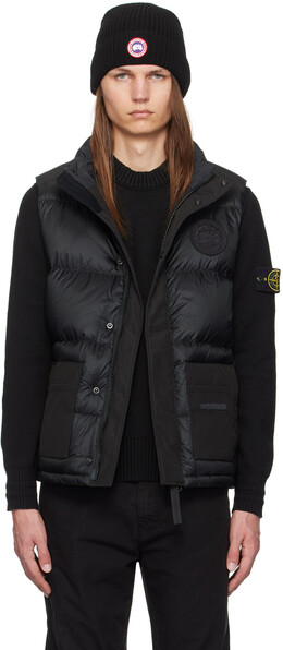 Canada Goose: Чёрный жилет  Freestyle