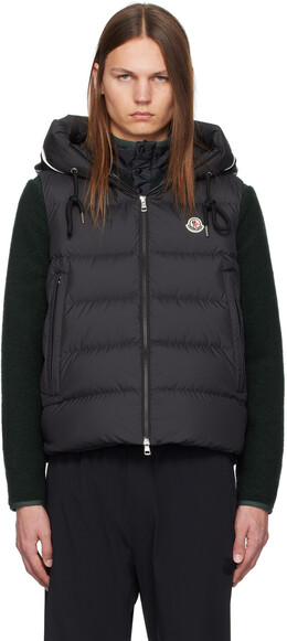 Moncler: Чёрный жилет 