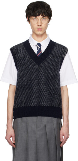 Thom Browne: Твидовый жилет 