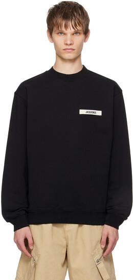 Jacquemus: Чёрная толстовка 