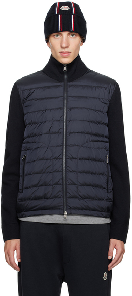 Moncler: Тёмная куртка 