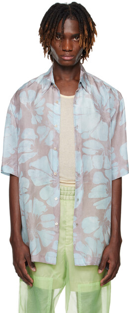 Dries Van Noten: Рубашка с коротким рукавом 