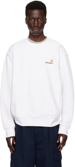 Carhartt Work In Progress: Белая толстовка 
