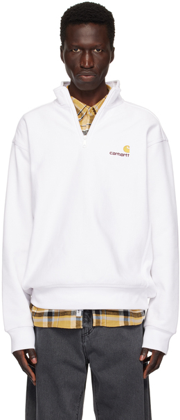 Carhartt Work In Progress: Белая толстовка 