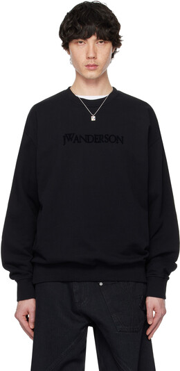 JW Anderson: Чёрная толстовка 