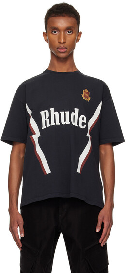 Rhude: Чёрная футболка 