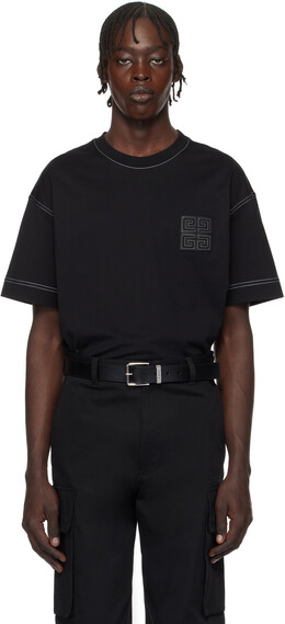 Givenchy: Чёрная футболка  4G