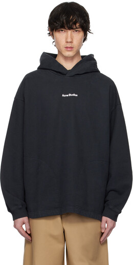 Acne Studios: Чёрная толстовка 