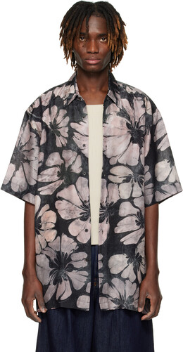 Dries Van Noten: Чёрная рубашка 