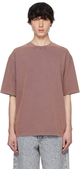Acne Studios: Фиолетовая футболка 