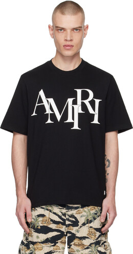 Amiri: Чёрная футболка 